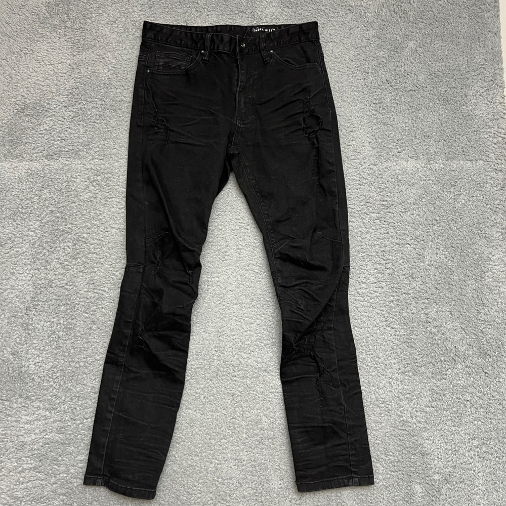 Black Men’s Slim Fit Jeans - Unbranded